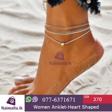 Women Anklet-Heart Shaped