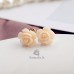 Crystal Stud Earrings-9 pairs