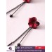 Casual  Ladies Long Stud Rose Earrings
