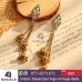 Indian Tassel Earrings-Vintage Bells