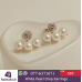 Korean Oversized White Pearl Drop Earrings