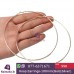 Hoop Earrings Simple Party Round Loop Earrings(100mm)